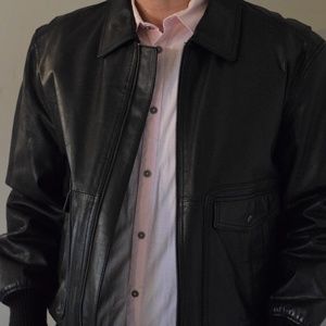 Merona Leather Bomber